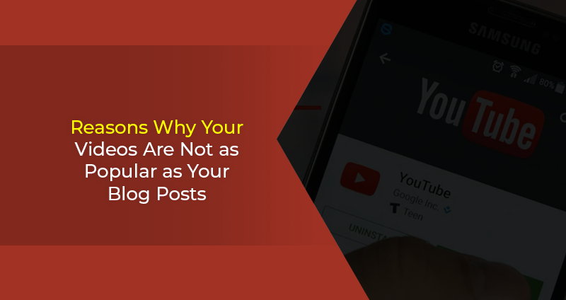 Reasons Why Videos are not popular than blog posts